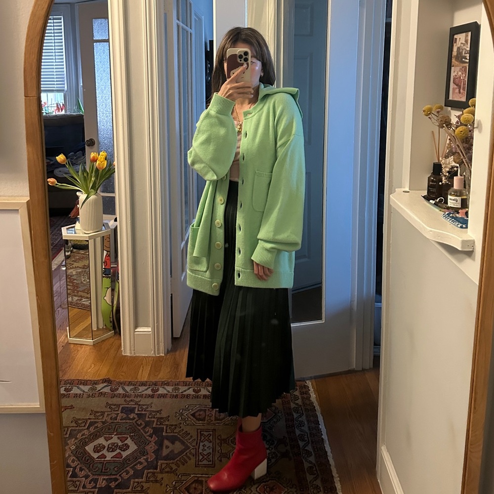 Green Tibi cardigan